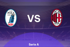 意甲比萨vsAC米兰预测分析 米兰位居积分榜前列